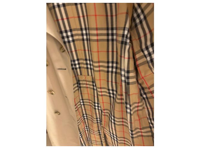 Gabardina Burberrys Beige Nova Check - vista 13