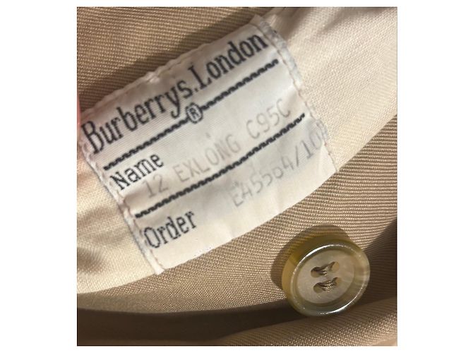 Gabardina Burberrys Beige Nova Check - vista 15