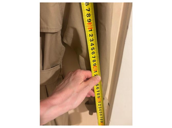 Gabardina Burberrys Beige Nova Check - vista 18