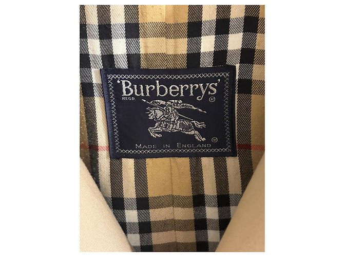 Gabardina Burberrys Beige Nova Check - vista 5