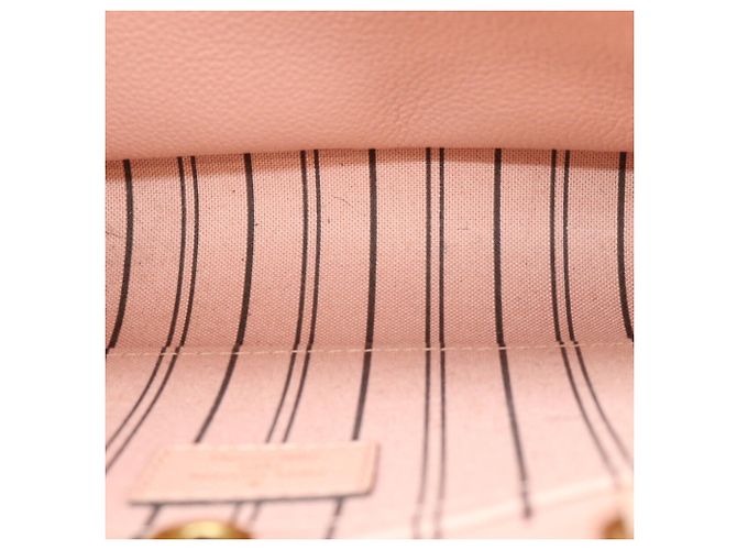 Borsa a tracolla Louis Vuitton Pink Monogram Empreinte Montaigne BB Rosa - vista 14