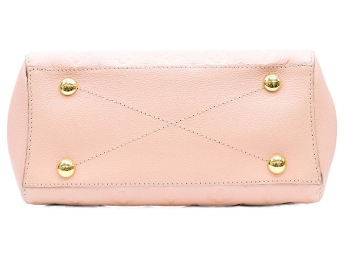 Borsa a tracolla Louis Vuitton Pink Monogram Empreinte Montaigne BB Rosa - vista 5