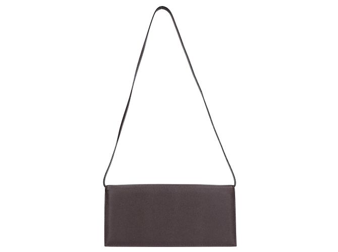 Bolsa de ombro horizontal em couro BVLGARI Bulgari com fecho turnlock - vista 3