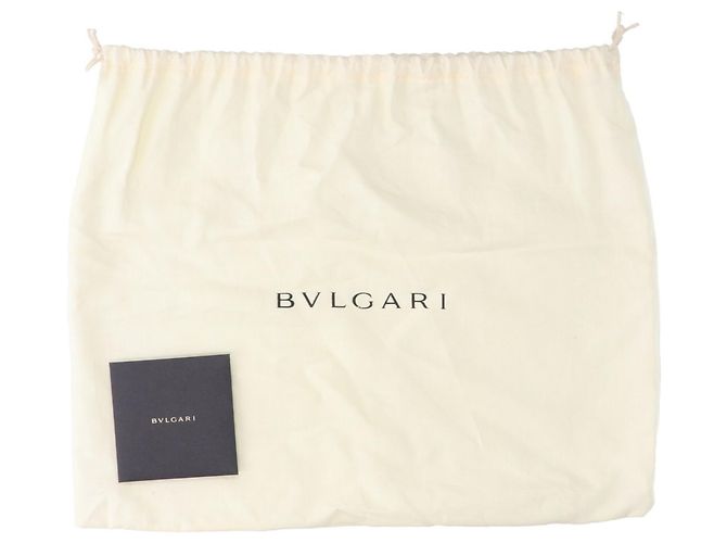 Bolsa de ombro horizontal em couro BVLGARI Bulgari com fecho turnlock - vista 9