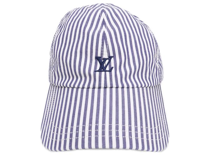 Casquette Louis Vuitton LV League Cap Blanc Bleu - view 2