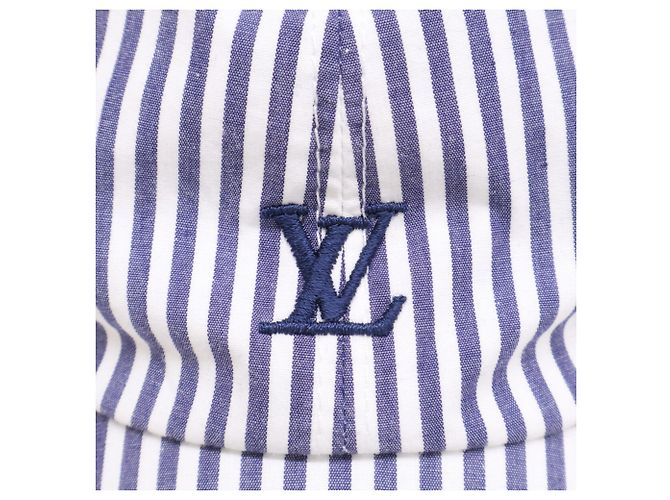 Casquette Louis Vuitton LV League Cap Blanc Bleu - view 9