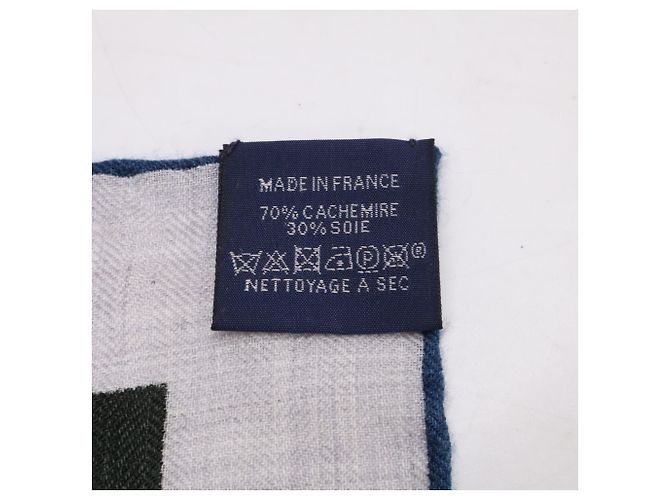 Hermès Hermes JeudAdresse Kaschmir-Seiden-Schal Braun - Ansicht 6