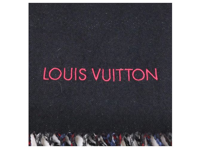 Stola in cashmere Louis Vuitton Monogram Gradient Tartan Nero Multicolore - vista 5