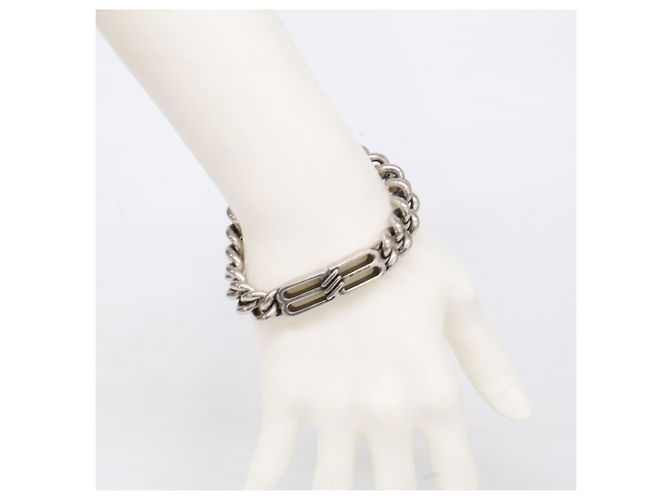Bracciale con ciondoli argento Balenciaga - vista 9