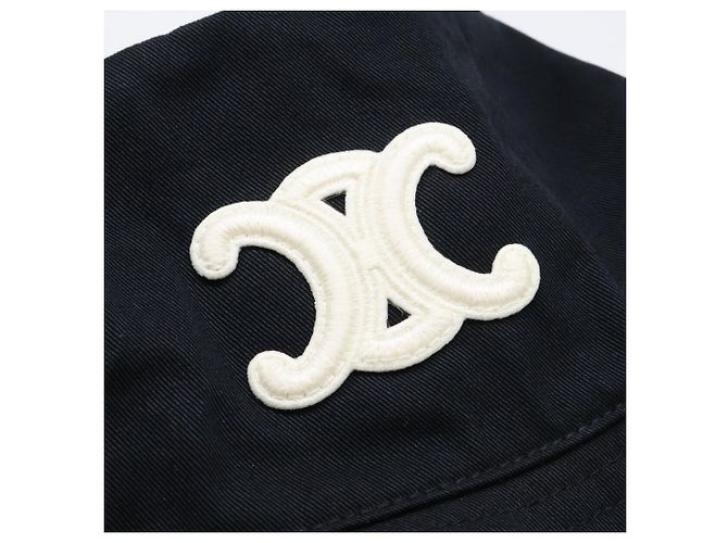 Céline Celine Triomphe Bucket Hat Black - view 11