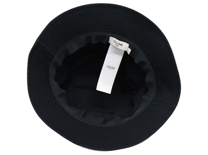 Céline Celine Triomphe Bucket Hat Black - view 5