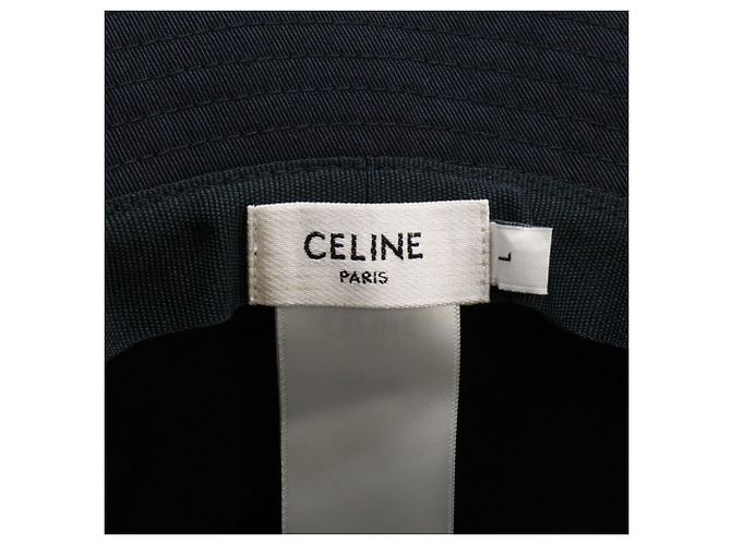 Céline Celine Triomphe Bucket Hat Black - view 6
