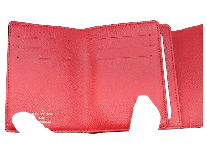 Portafoglio Louis Vuitton N60005 Koala Tri-fold Marrone Rosso - vista 12