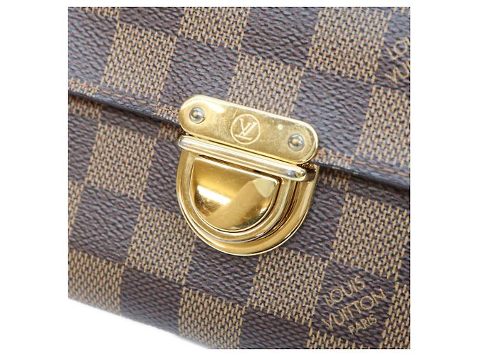 Portafoglio Louis Vuitton N60005 Koala Tri-fold Marrone Rosso - vista 6