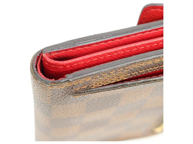 Portafoglio Louis Vuitton N60005 Koala Tri-fold Marrone Rosso - vista 8