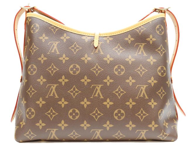 Borsa a tracolla Louis Vuitton Monogram Carryall NM PM Marrone - vista 3