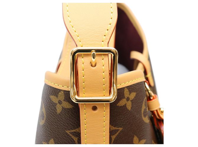 Borsa a tracolla Louis Vuitton Monogram Carryall NM PM Marrone - vista 8
