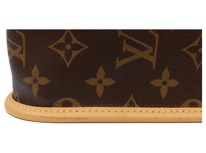 Borsa a tracolla Louis Vuitton Monogram Noir Diane NM PM Marrone - vista 12