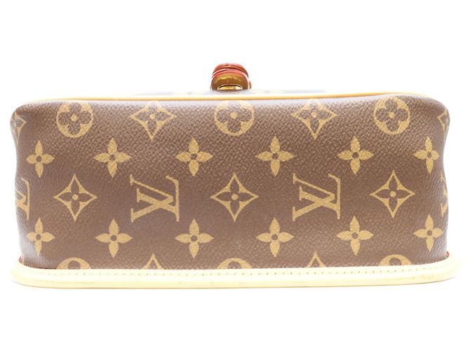 Borsa a tracolla Louis Vuitton Monogram Noir Diane NM PM Marrone - vista 5