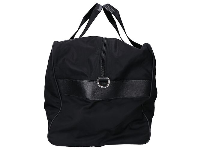 Borsa Boston 2-Way Prada Nylon x Saffiano Nero - vista 2