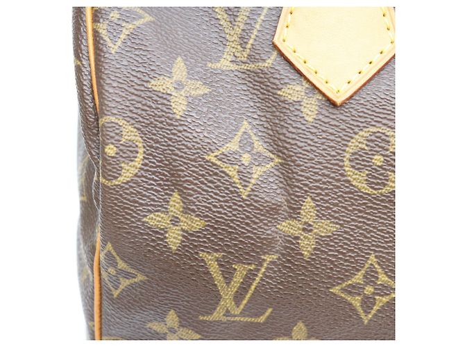 Borsa Boston Louis Vuitton Monogram Speedy 25 Marrone - vista 12