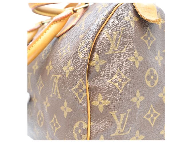 Borsa Boston Louis Vuitton Monogram Speedy 25 Marrone - vista 13