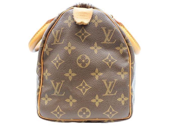 Borsa Boston Louis Vuitton Monogram Speedy 25 Marrone - vista 4