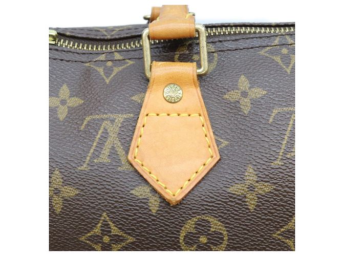 Borsa Boston Louis Vuitton Monogram Speedy 25 Marrone - vista 7