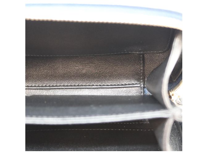 Borsa a tracolla Small Vanity Chanel A93342 CC Filigree Nero Blu - vista 11