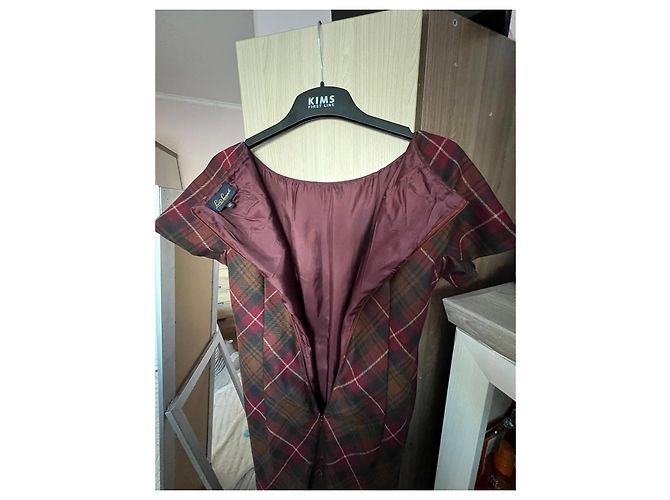Luisa Spagnoli Schurwollkleid Tartan-Karo - Ansicht 5