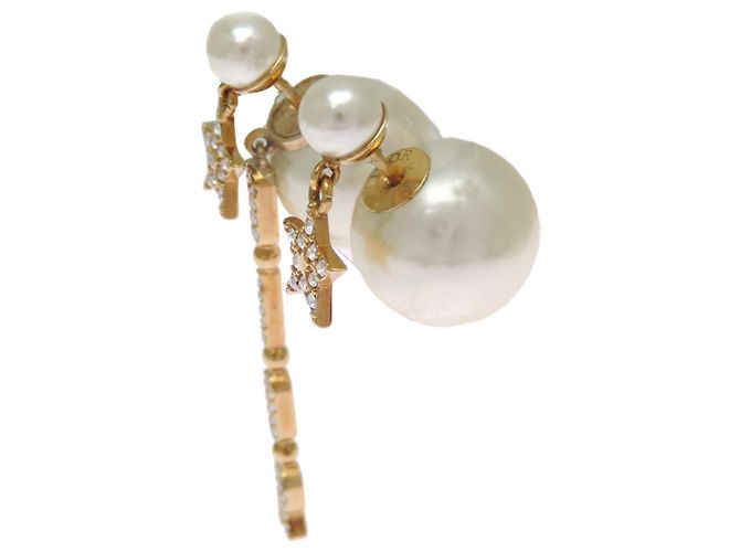 Orecchini a lobo Christian Dior placcati in oro - vista 2