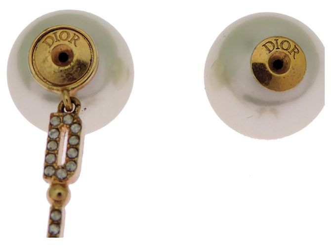 Orecchini a lobo Christian Dior placcati in oro - vista 6