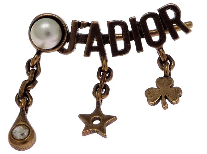 Orecchini Christian Dior Dior J'ADIOR in perle sintetiche e strass - vista 5