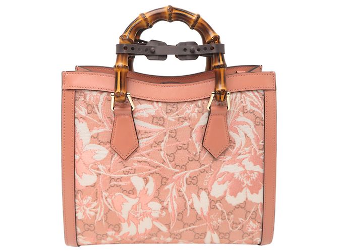 Borsa Tote Gucci Diana Medium - Japan Limited Edition Beige Pesca - vista 2