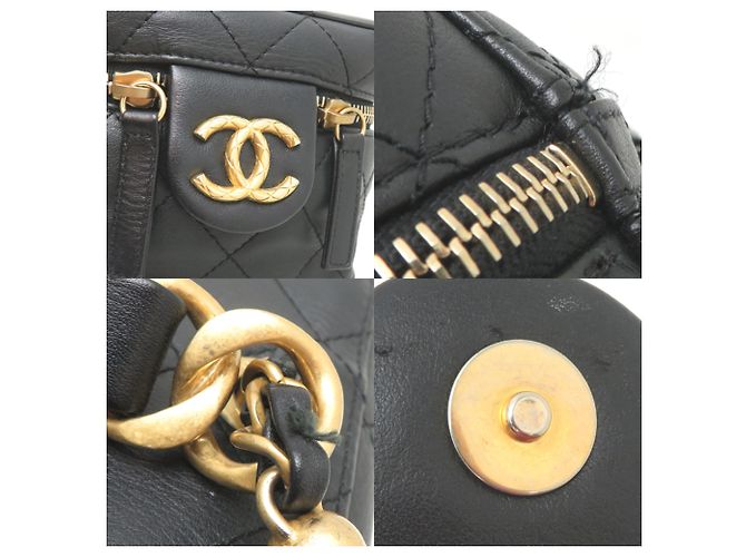 Borsa a tracolla Chanel Vanity da donna Nero - vista 10
