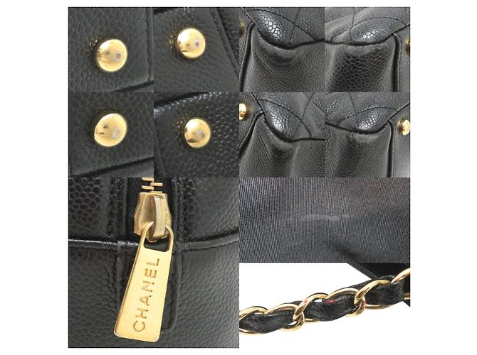 Borsa Tote Chanel Petite Timeless Nero - vista 10