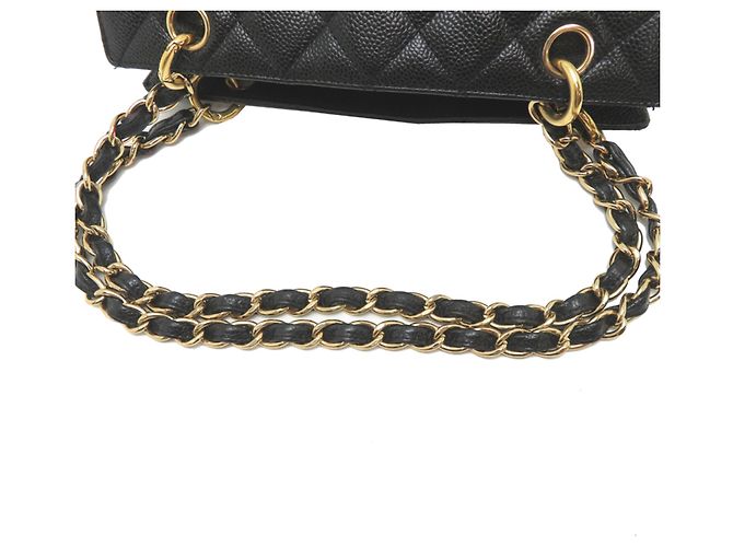 Borsa Tote Chanel Petite Timeless Nero - vista 5