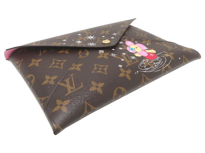 Vivienne Louis Vuitton Pochette Kirigami Pochette da donna Marrone - vista 3