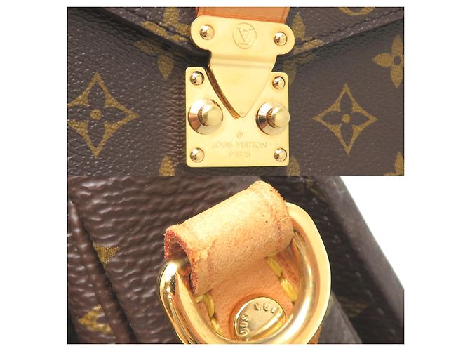 Borsa a mano Louis Vuitton Pochette Métis MM da donna Marrone - vista 10