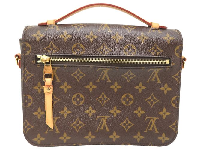 Borsa a mano Louis Vuitton Pochette Métis MM da donna Marrone - vista 2