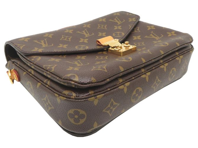 Borsa a mano Louis Vuitton Pochette Métis MM da donna Marrone - vista 3