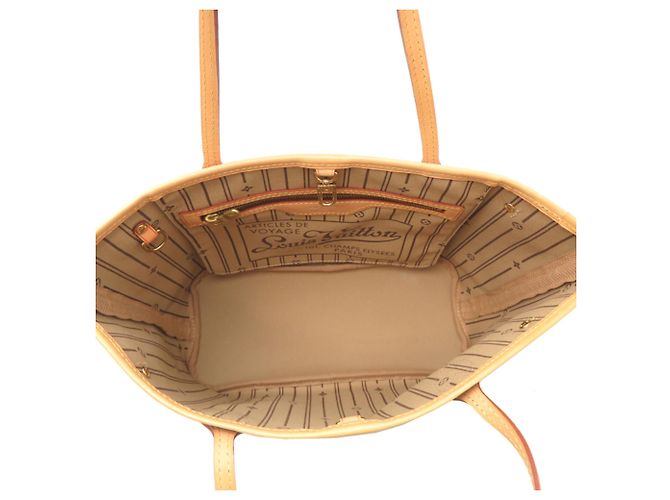 Borsa Tote Louis Vuitton Neverfull PM da donna Marrone - vista 6