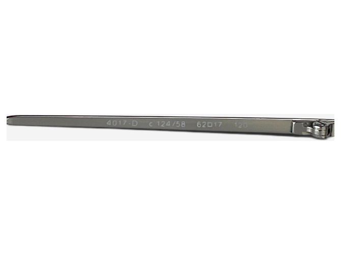 Gafas de sol Chanel 2000s Rimless '4017 D' CC Rhinestone Plata - vista 7