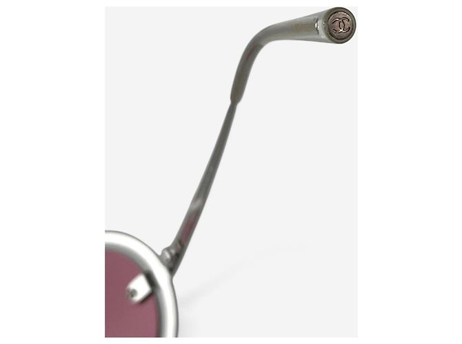 Occhiali da sole maschera shield aviator Chanel 2000s '4030' Rosa - vista 10