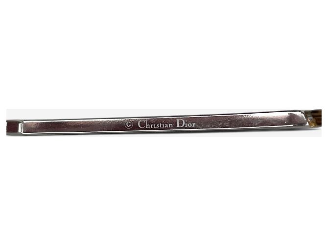 Dior by Galliano 2000s 'Dior Windshield 1' Aviator Wrap Sonnenbrille Silber - Ansicht 7