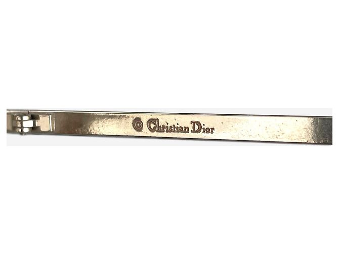 Dior by Galliano 2000er 'Hit 1' randlose Sonnenbrille mit Swarovski-Strass Golden - Ansicht 9