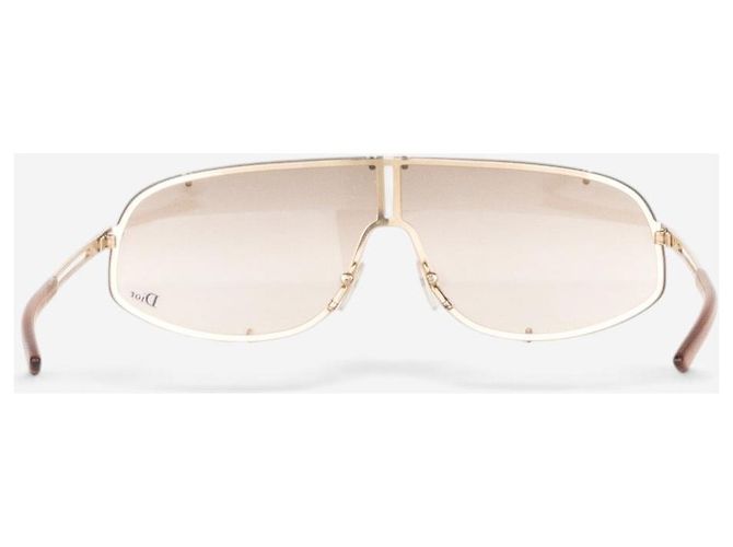Gafas de sol Dior by Galliano AW00 'Cossack' Wrap Mask Shield Dorado - vista 5