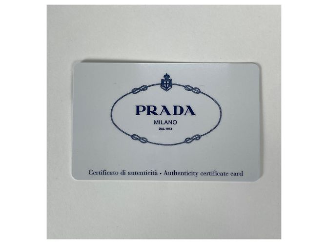 Borsa Tote Prada in nylon blu navy - vista 9