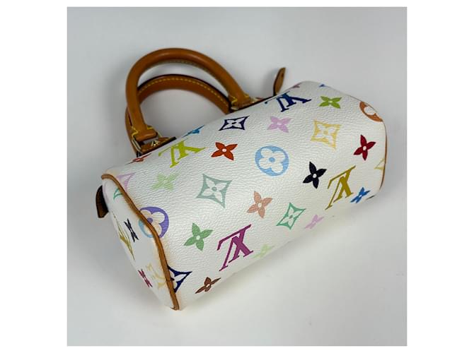 Borsa a mano Louis Vuitton Mini Speedy Bianco - vista 2