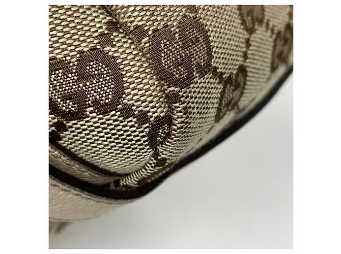 Gucci Tote Bag aus beigem GG Canvas - Ansicht 3
